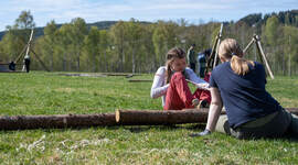 Speidere som pionerer.